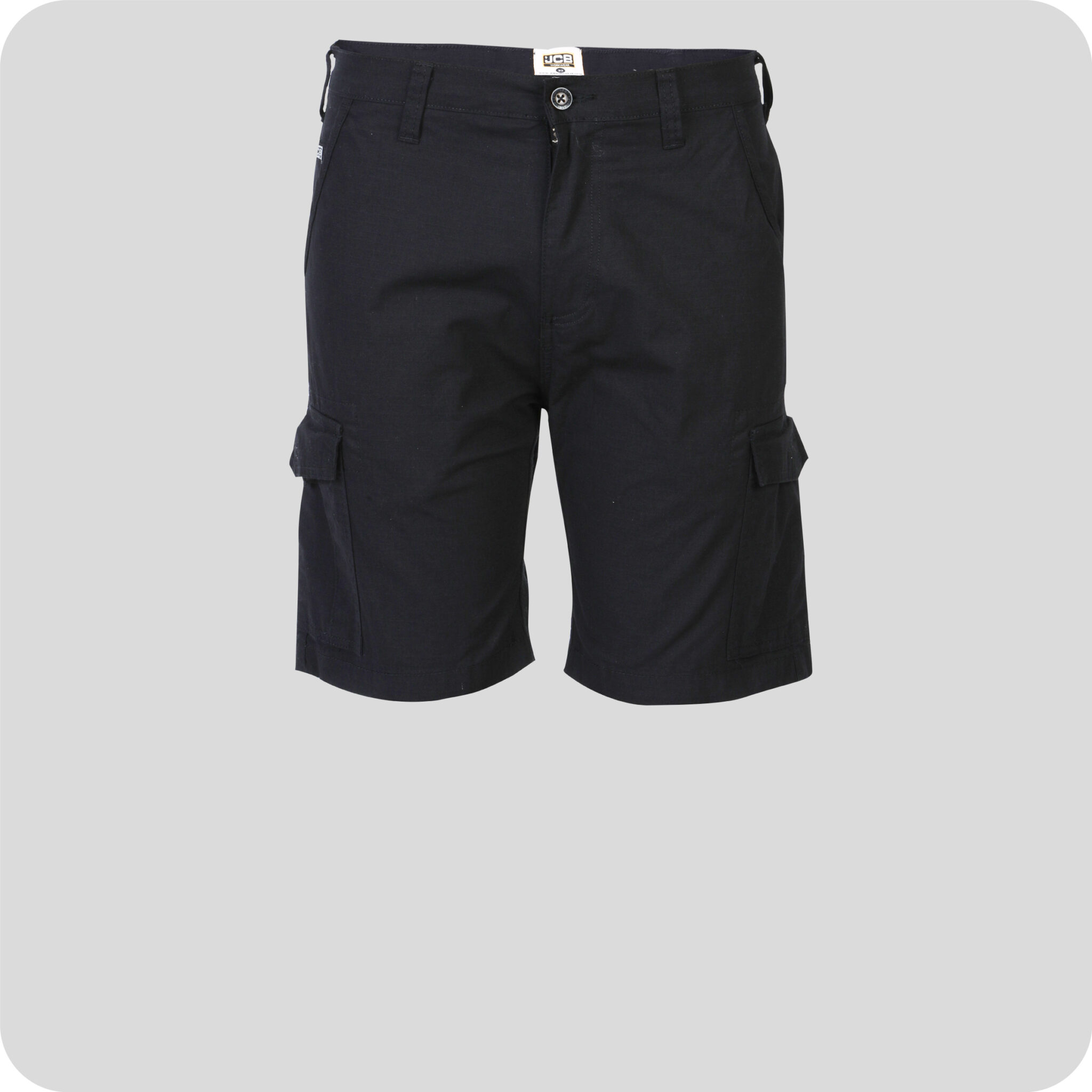 JCB Cargo Shorts Black Front 600x600 1 2048x2048.Jpg